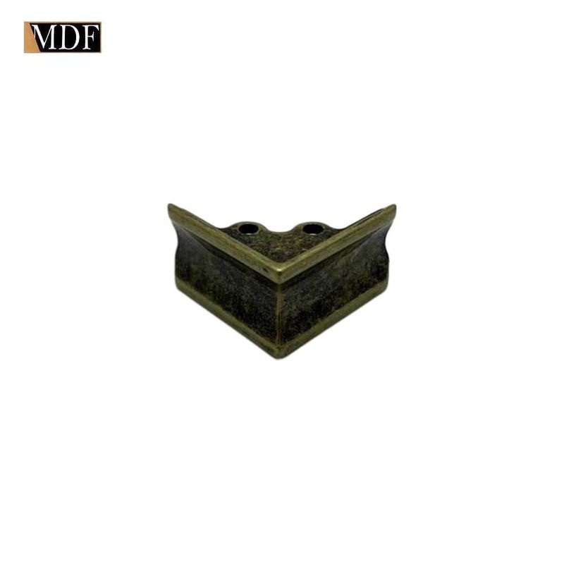 Pezinho Canaleta 2,4x2,4cm Caixa e Bandeja Artesanato OURO VELHO