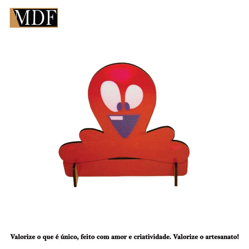 Totens de Mesa Polvo Pocoy 12cm Displays Aniversário Mdf Adesivado