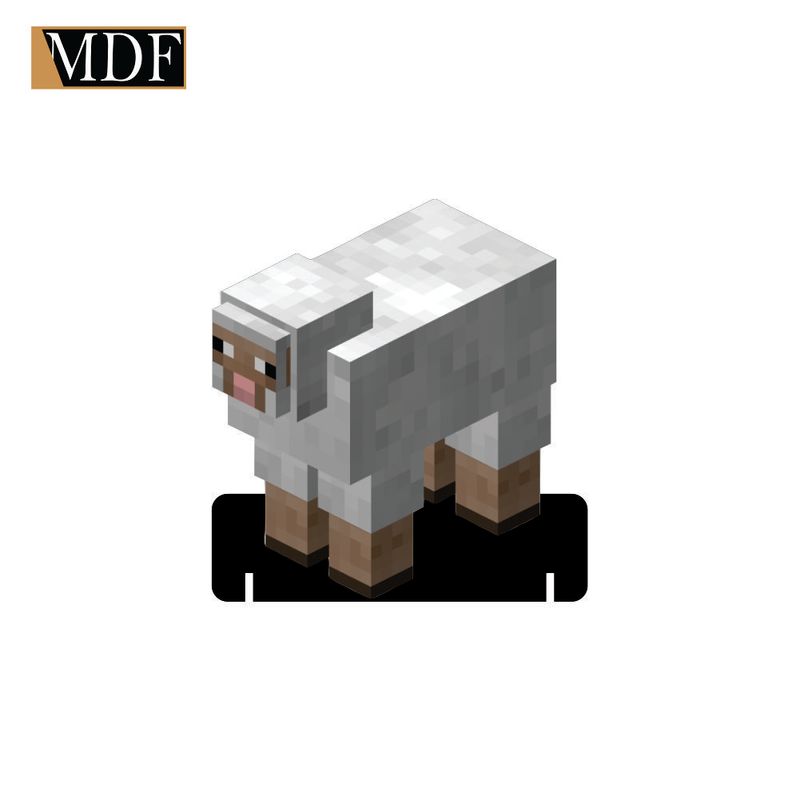 Totem de Mesa Ovelha Mobile Game 20cm Displays Aniversário Mdf Adesivado