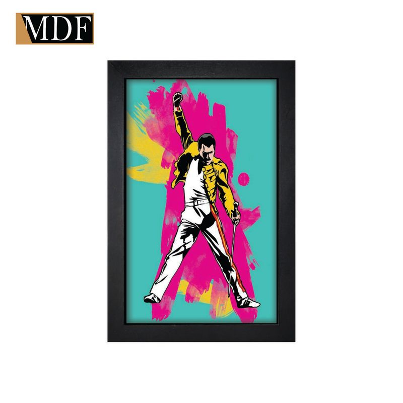 Quadro Decorativo Moldura Pintada Gel Musical 1 30x20 Mdf Adesivado