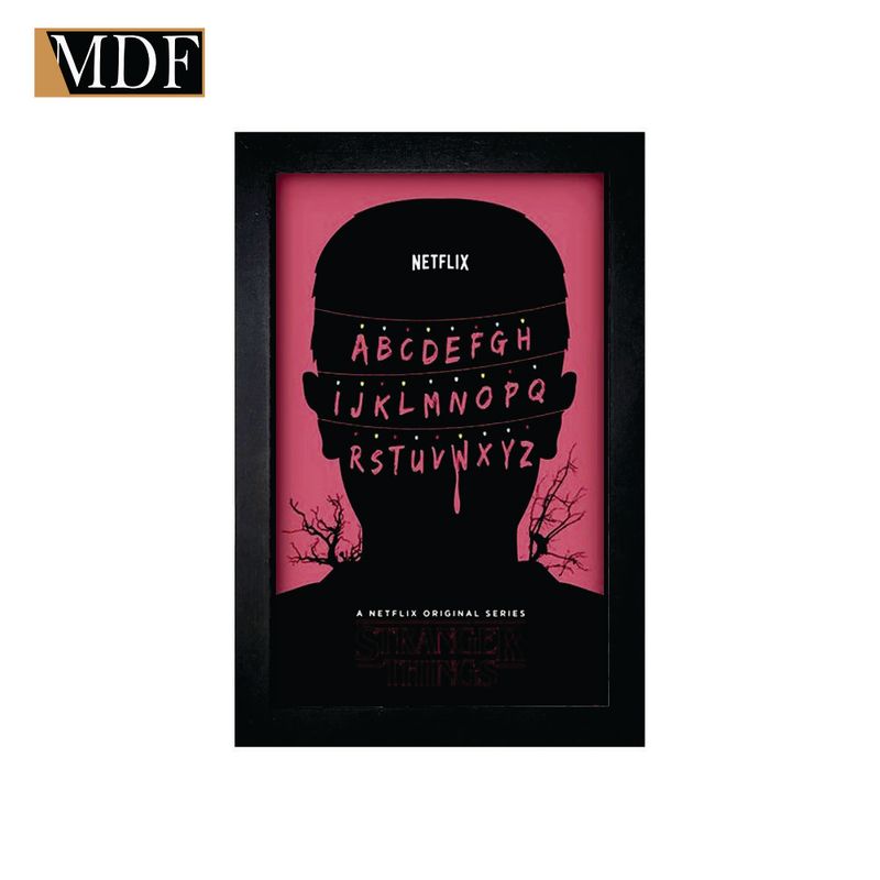 Quadro Decorativo Moldura Pintada Gel Cinema 3 30x20 Mdf Adesivado