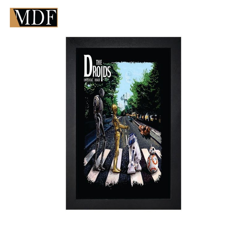 Quadro Decorativo Moldura Pintada Gel Musical 17 30x20 Mdf Adesivado