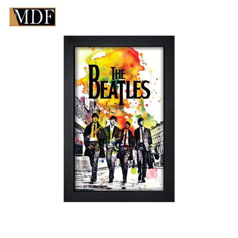 Quadro Decorativo Moldura Pintada Gel Musical 32 30x20 Mdf Adesivado