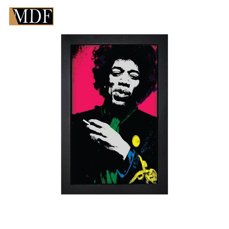 Quadro Decorativo Moldura Pintada Gel Musical 9 30x20 Mdf Adesivado