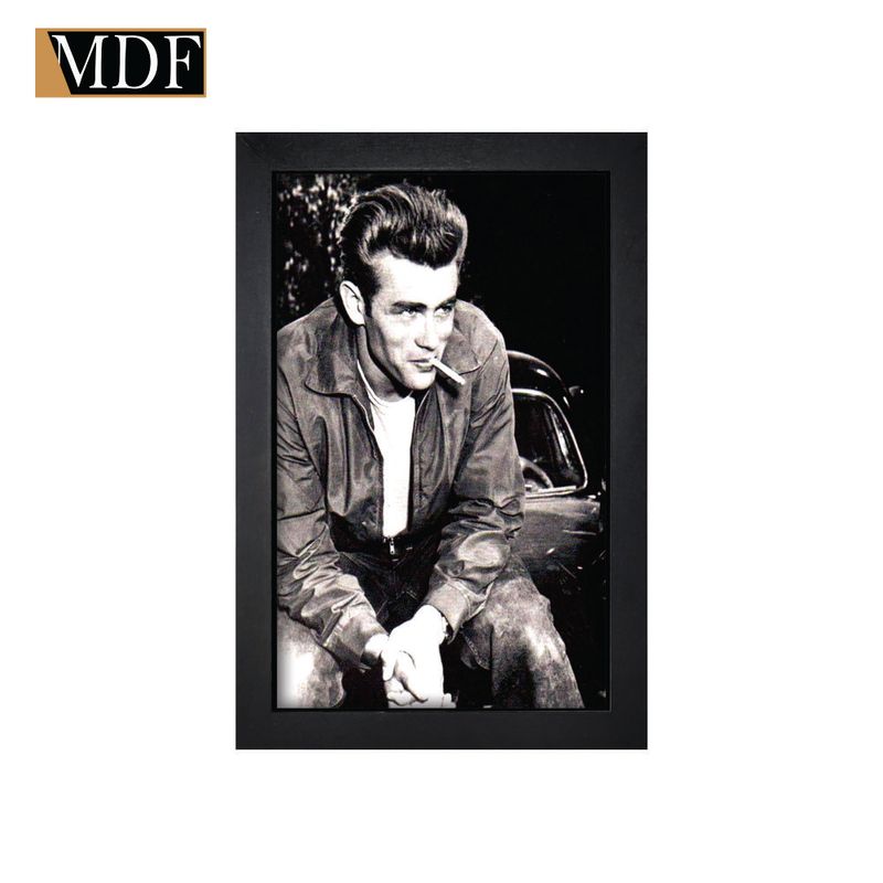 Quadro Decorativo Moldura Pintada Gel Musical 25 30x20 Mdf Adesivado