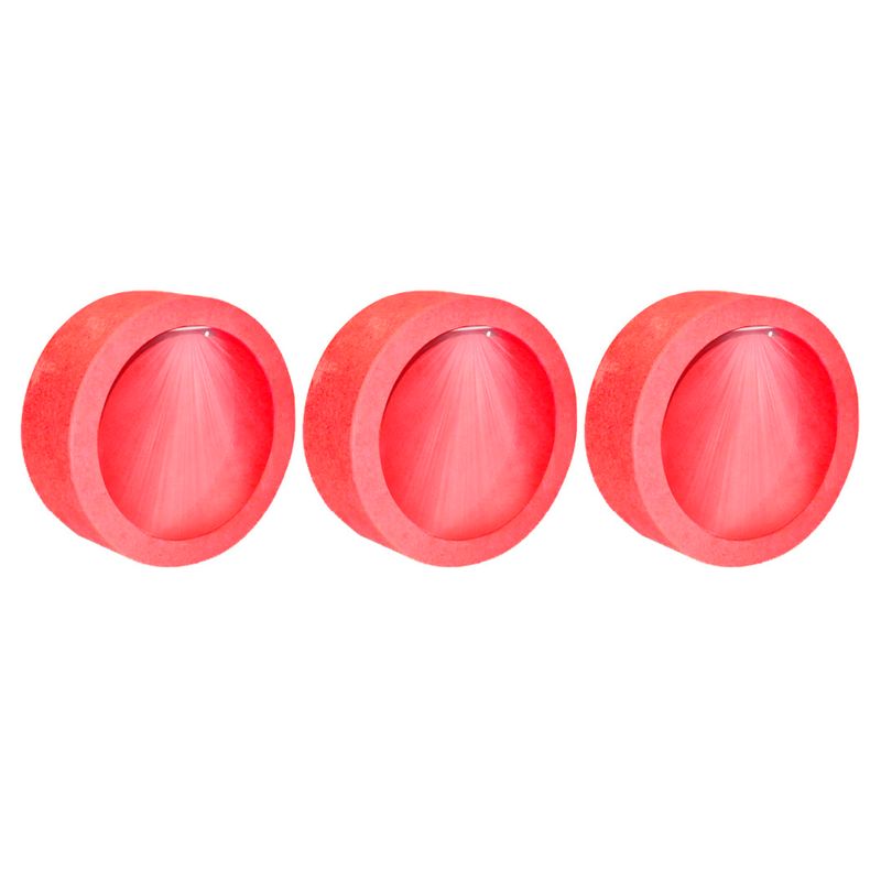 Trio Nicho Redondo Simples com Led 23x9 Mdf Pintado ROSA