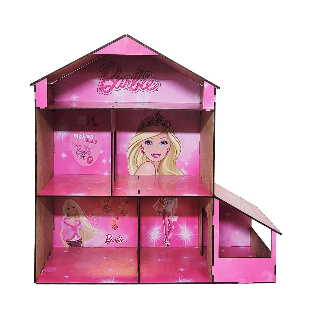 Casinha Boneca Casas De Mdf Para Muñecas Kit Casa De Boneca 45cm