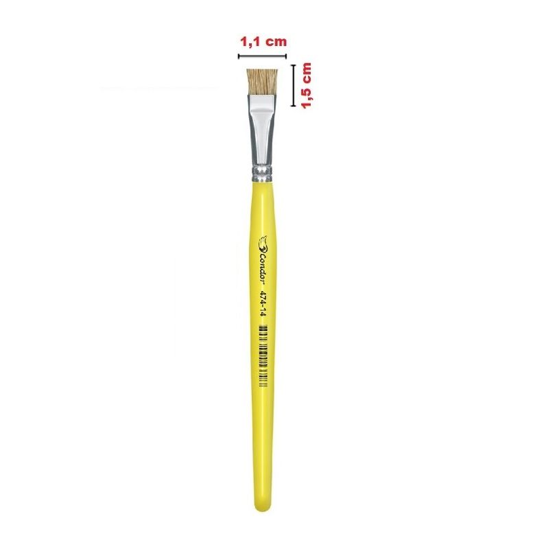 Pincel Chato Escolar 474 Condor Nº 14