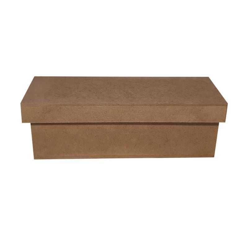 Caixa Retangular Tampa Sapato 18x6x6 Kit 5un Mdf Madeira