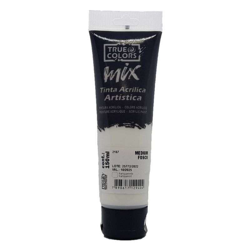Tinta Acrílica Artistica Mix 150ml True Colors MEDIUM FOSCO