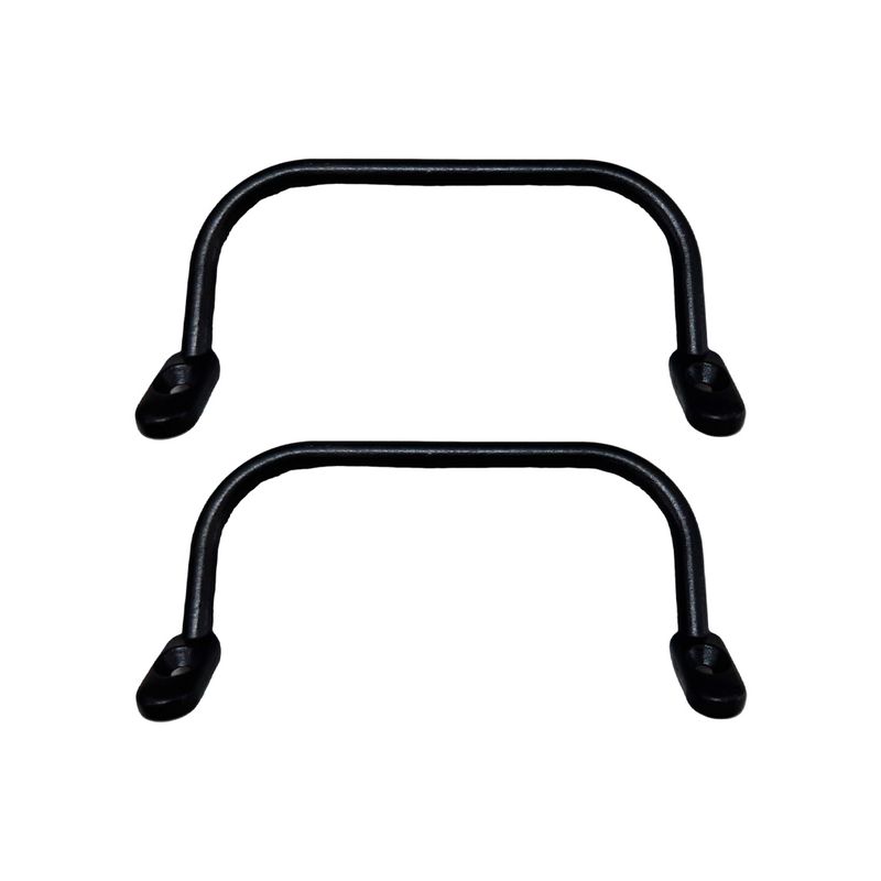 Alça Lateral para Bandeja Jogo 2 Peças 70x30mm Artesanato PRETO