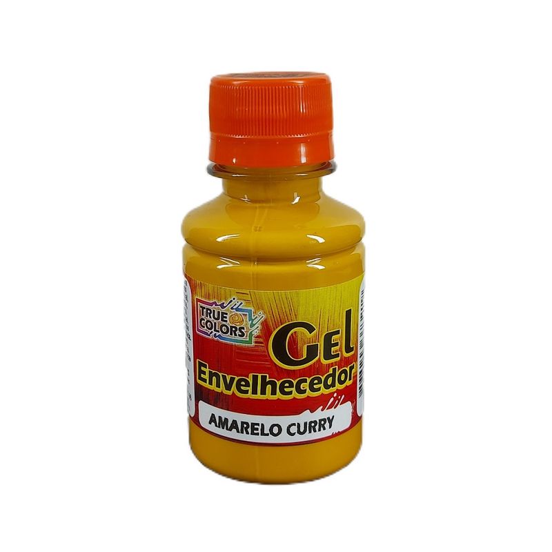 Tinta Pva Gel Envelhecedor 100ml True Colors AMARELO CURRY