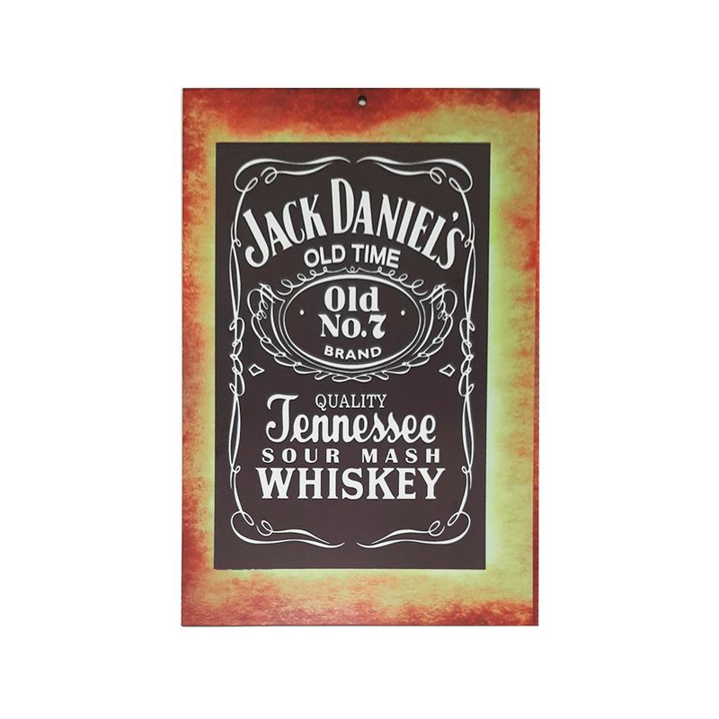 Quadro Decorativo Área de Lazer Whisky 30x20 Mdf Adesivado