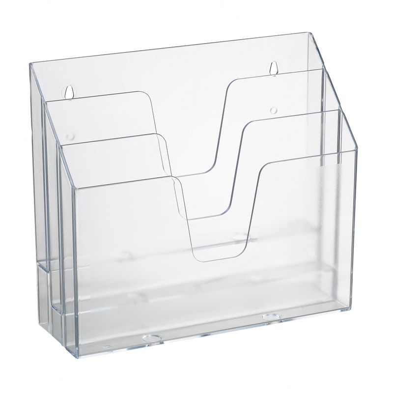 Organizador Pasta Triplo Vertical Acrílico Acrimet