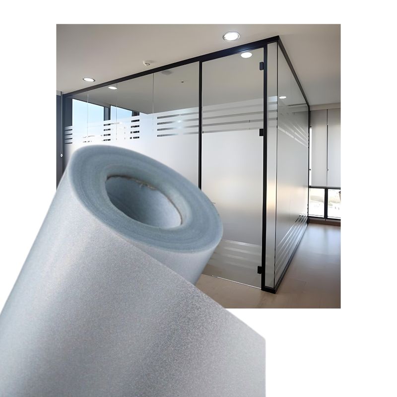Adesivo Vinil Película Jateado Vidro Box Janela Cristal 0.62x1.00m