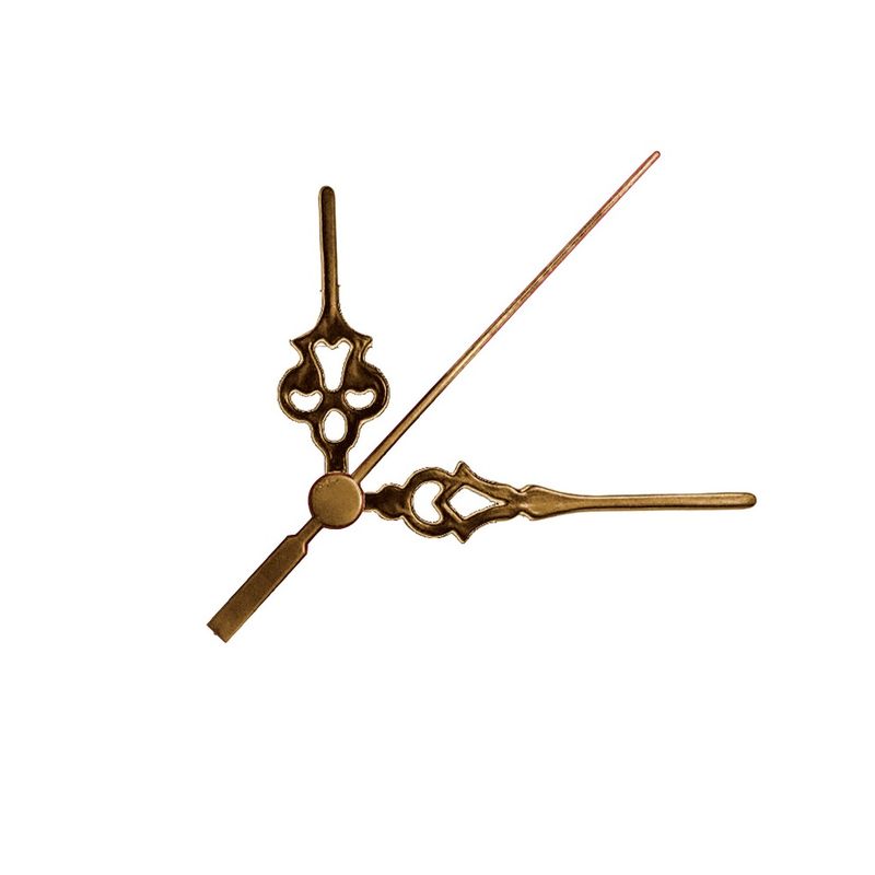 Ponteiros para Máquina de Relógio Colonial Médio 5,5cm Ouro