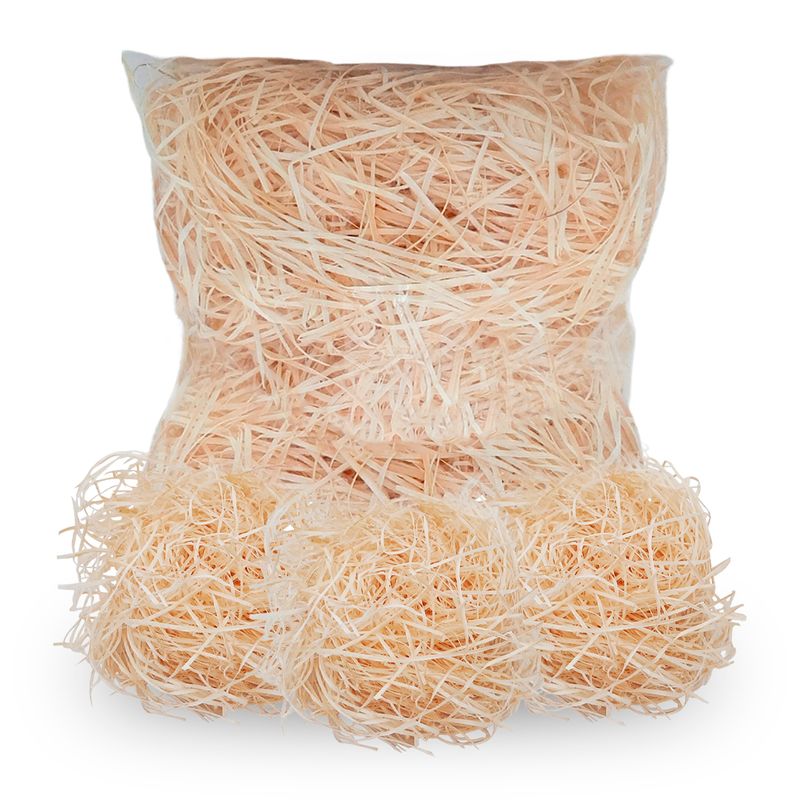 Palha Madeira Natural Decorativa Cestas Presentes Embalagem 1kg Artesanato