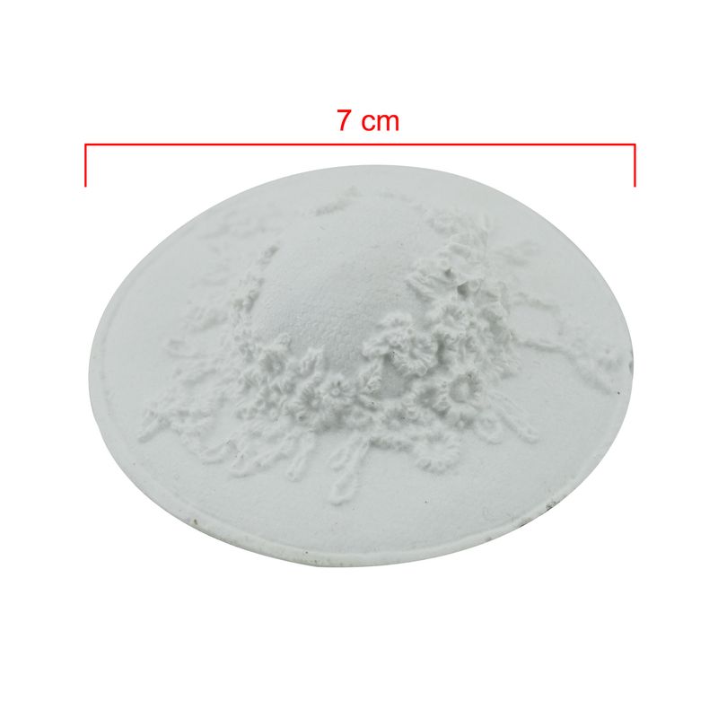 Aplique Chapéu com Flores 7x7 R0162 Resina