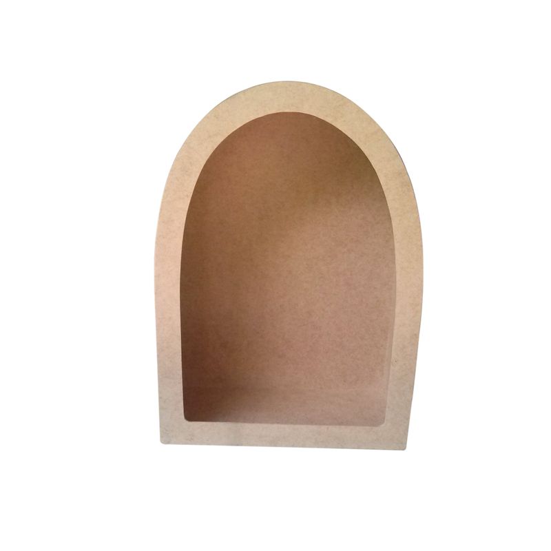 Oratório G para Santo Imagem 44x31x15 Mdf Madeira