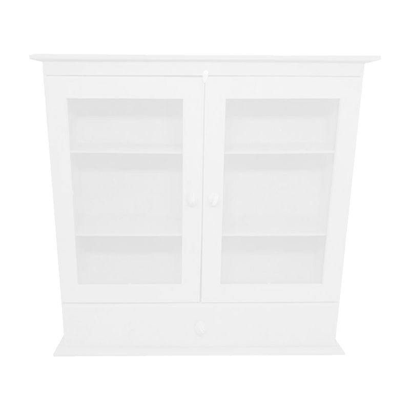 Porta Condimento com 1 Gaveta Tamanho Grande 39cm Mdf Madeira Pintado BRANCO