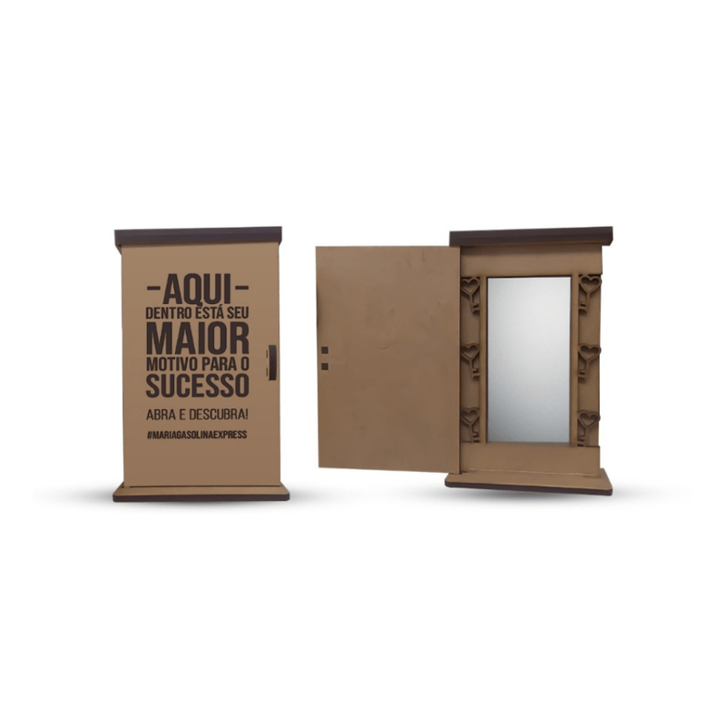 Decoração Mesa Porta Espelho Motivacional Mdf Decoração de Mesa Porta com Espelho Frase Motivacional Mdf Madeira