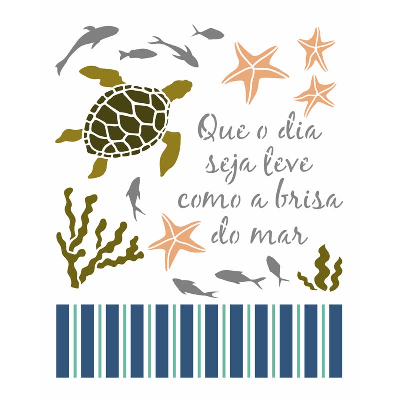 Stencil Pintura Flores Hortênsias 3409 20x25 Opa