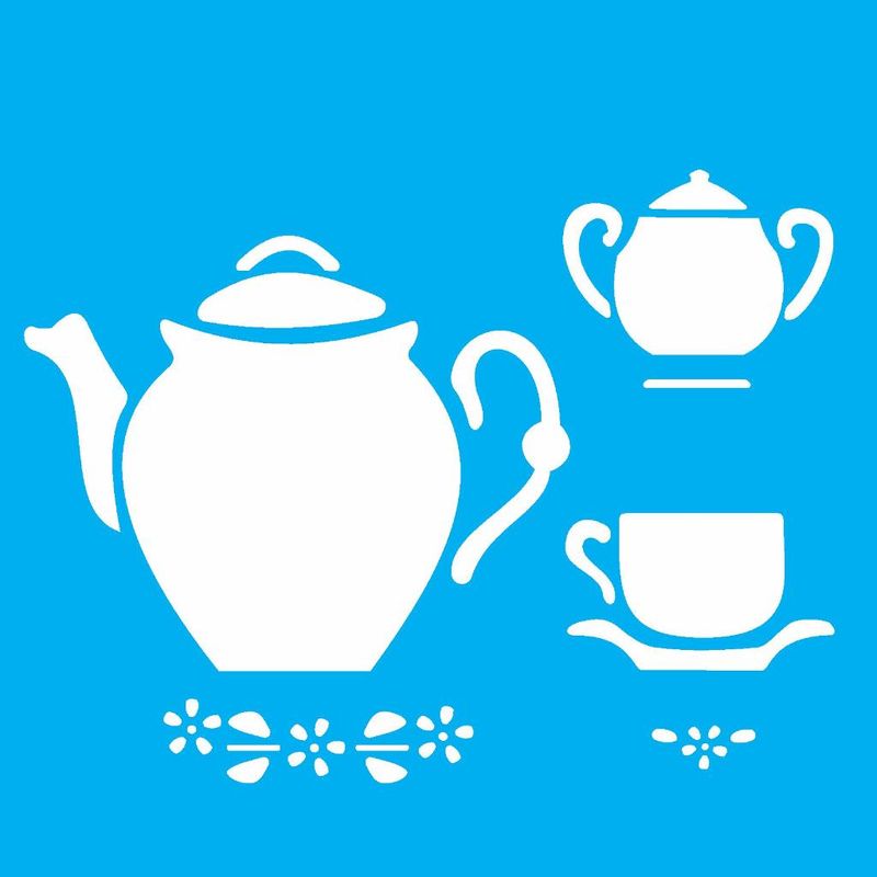 Stencil Pintura Kit Cha 1030 14x14 Opa