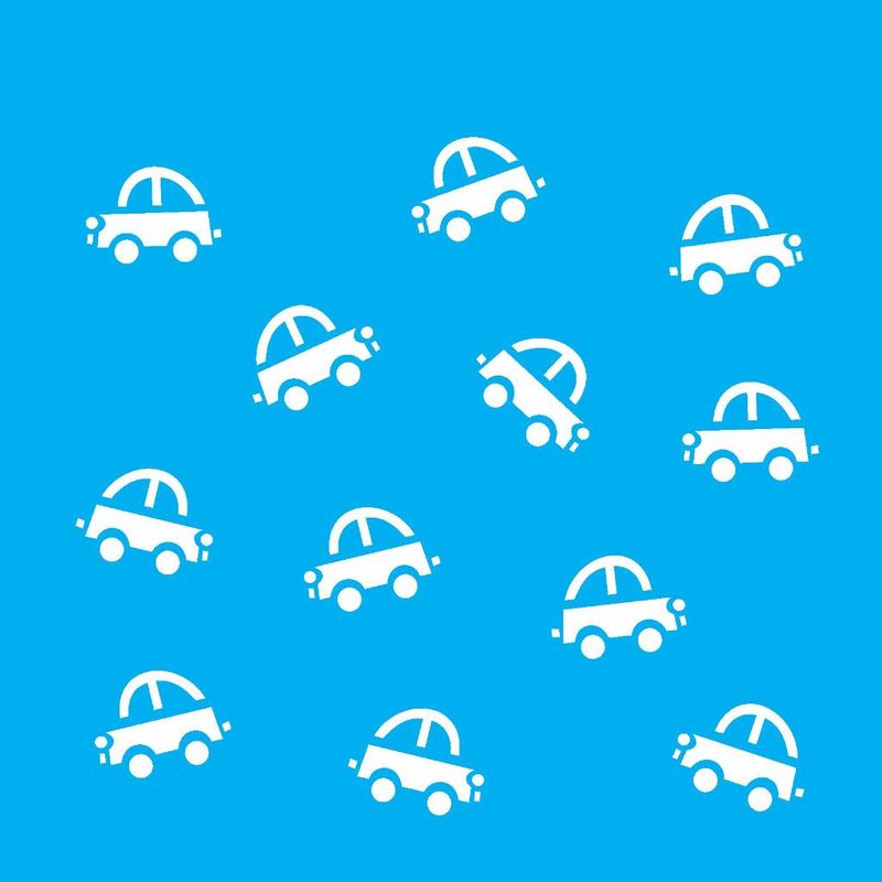 Stencil Pintura Micro Carros 1138 14x14 Opa