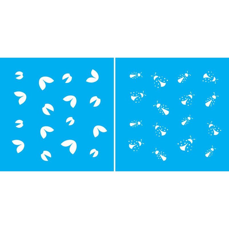 Stencil Pintura Micro Joaninhas 1174 14x14 Opa