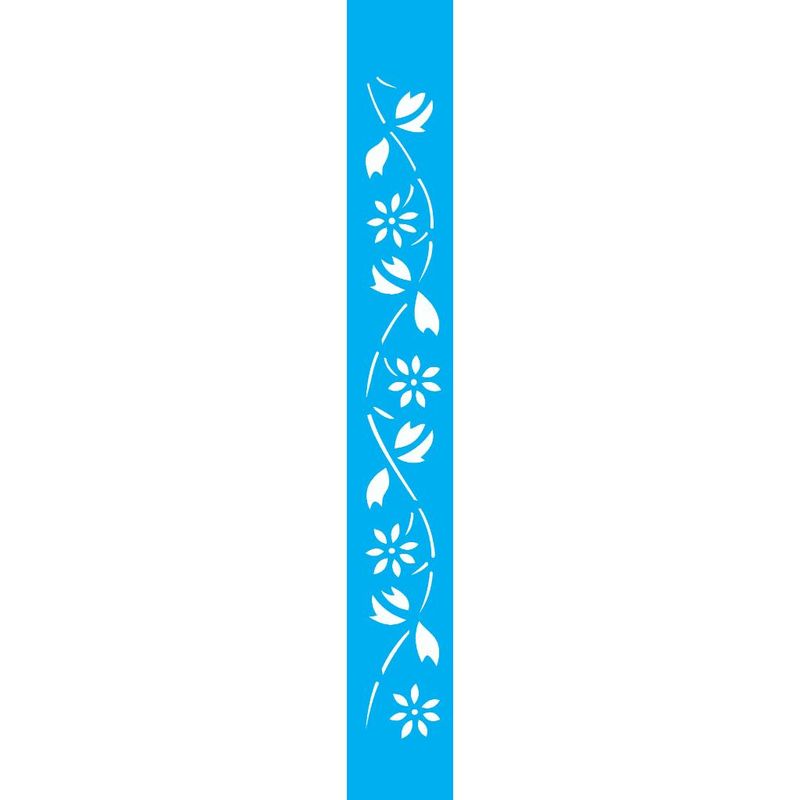 Stencil Pintura Flores Margaridas Ii 0194 4x30 Opa