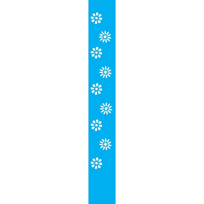 Stencil Pintura Flores Diversas 0295 4x30 Opa