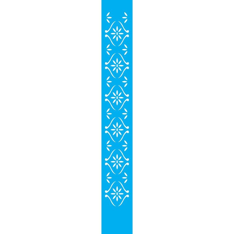 Stencil Pintura Floral 0356 4x30 Opa