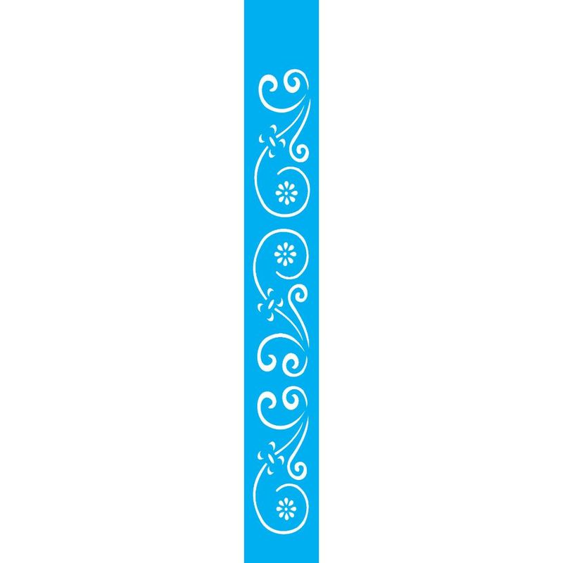 Stencil Pintura Arabesco Margaridas 0357 4x30 Opa