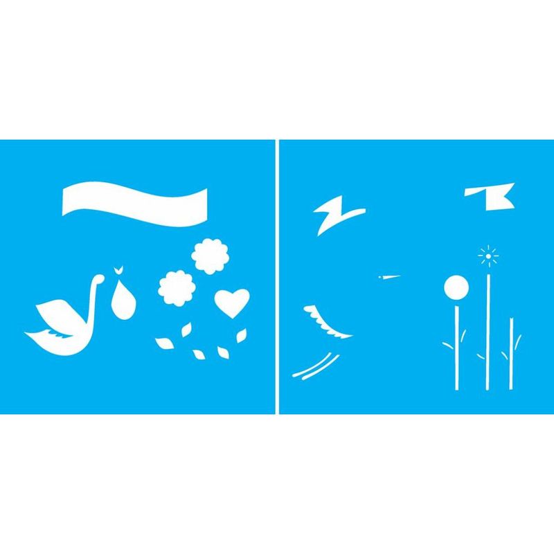 Stencil Pintura Cegonha 1376 14x14 Opa