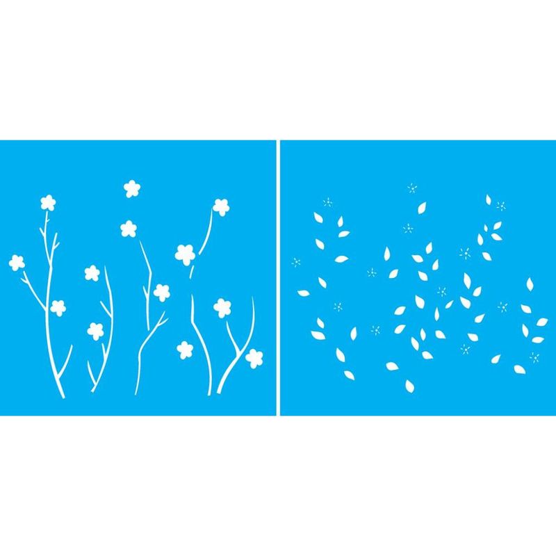 Stencil Pintura Cerejeira 1377 14x14 Opa