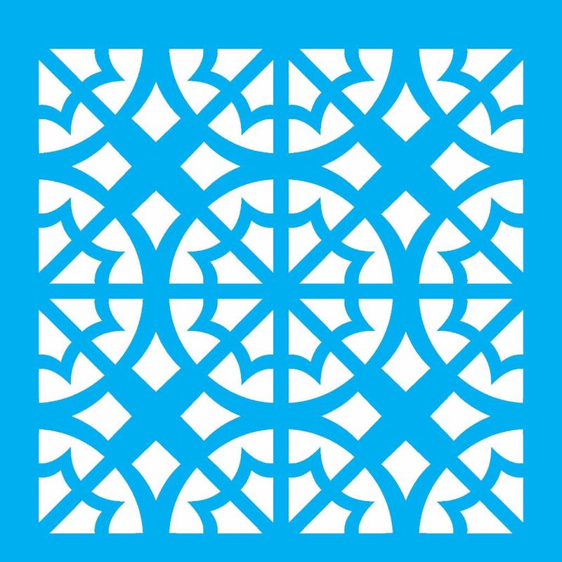 Stencil Pintura Ladrilho 2013 14x14 Opa