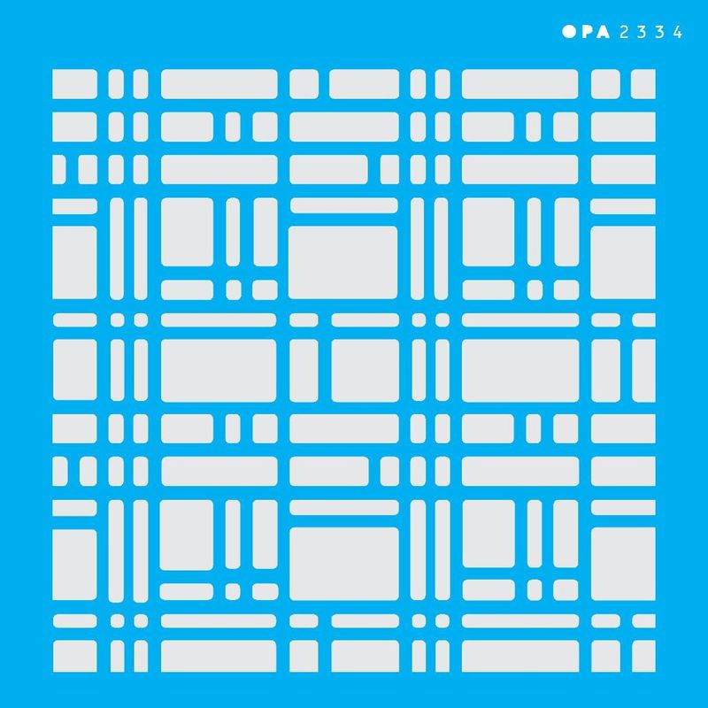 Stencil Pintura Estamparia Textura 2334 14x14 Opa