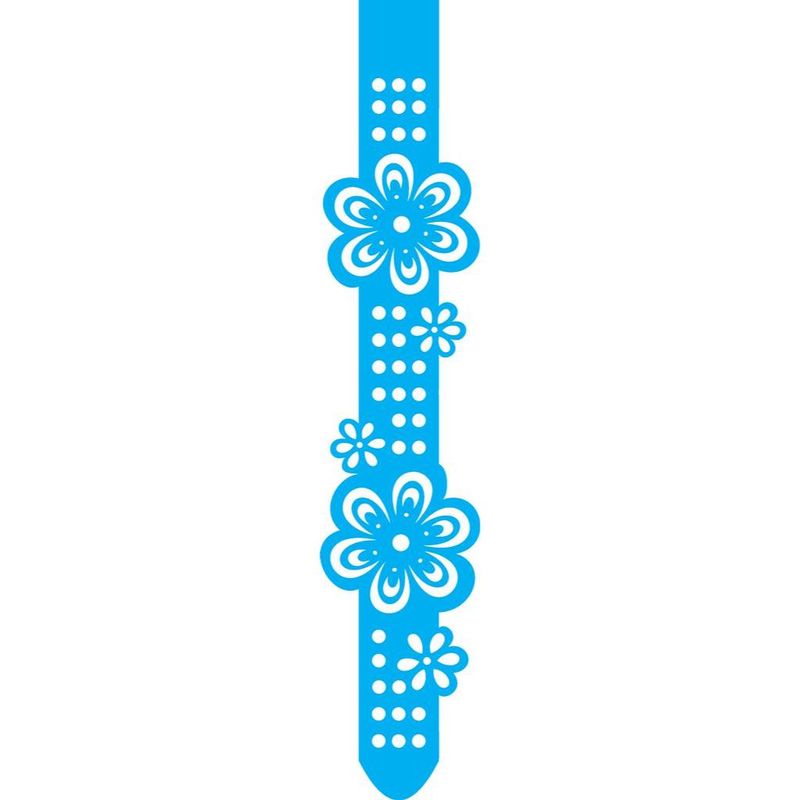 Stencil Simples Fita Flores Opa 0954 6x30