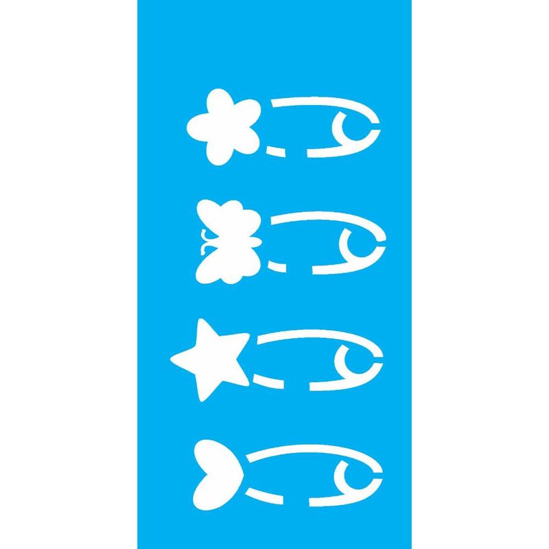 Stencil Simples Alfinetes Opa 1943 7x15