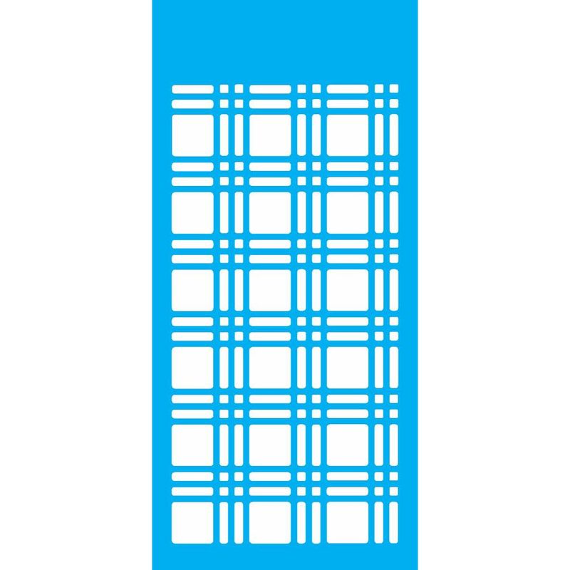 Stencil Simples Estampa Textura Opa 1957 7x15