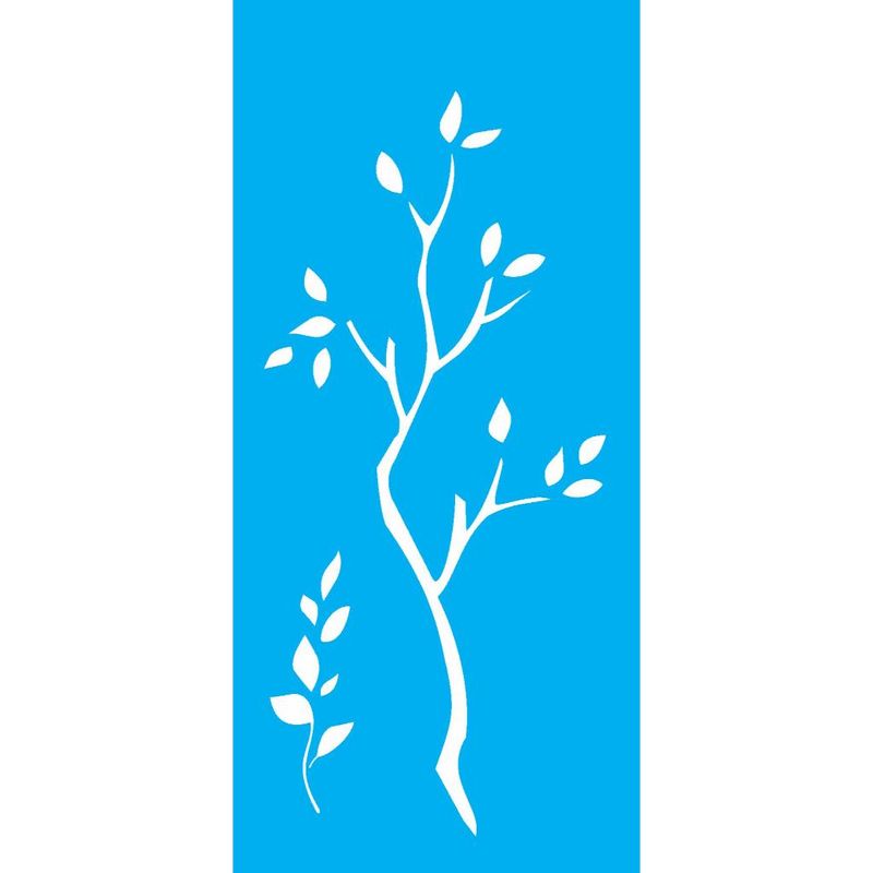 Stencil Simples Galho Opa 1964 7x15