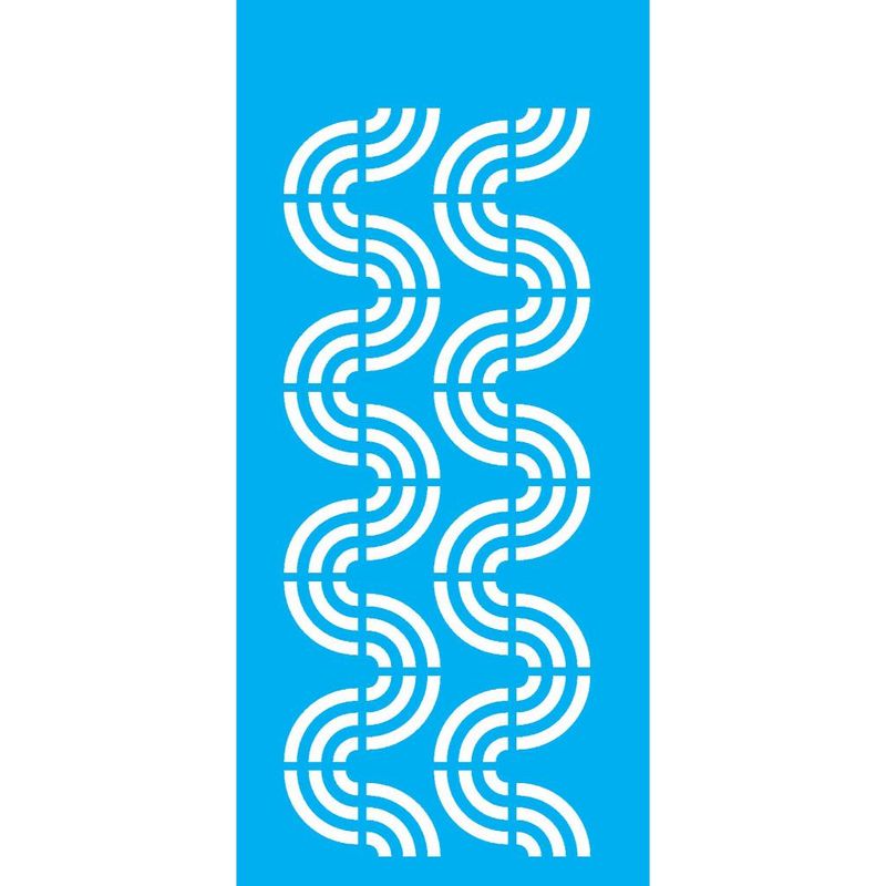 Stencil Simples Estamparia Onda Opa 1972 7x15