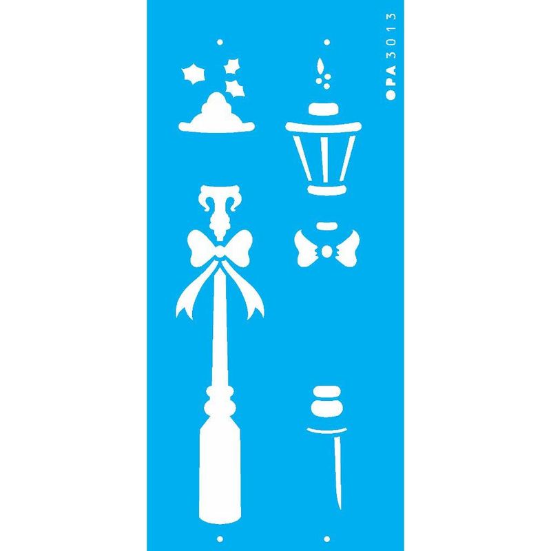 Stencil Simples Poste de Luz Opa 3013 7x15