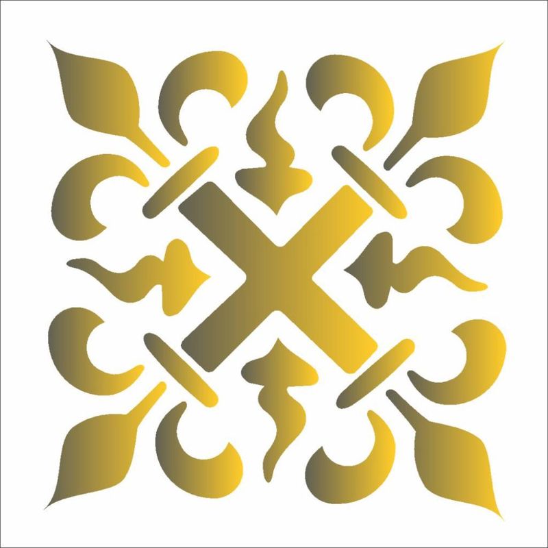 Stencil Pintura Brasão Opa 0136 10x10