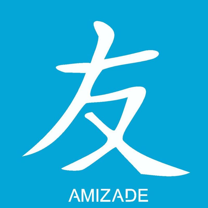 Stencil Pintura Ideograma Amizade Opa 0224 10x10