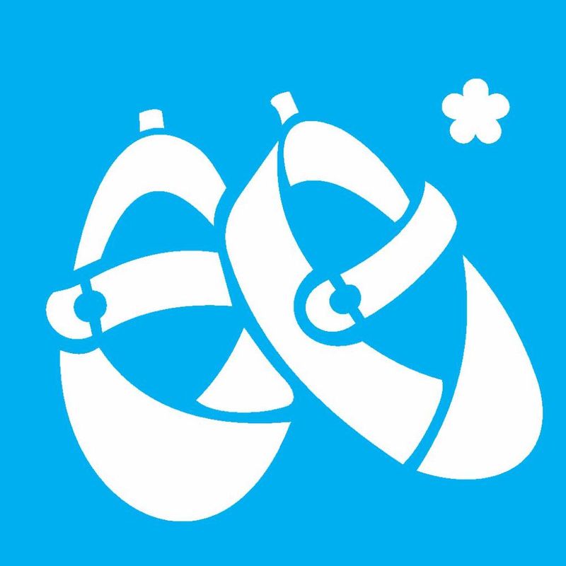 Stencil Pintura Infantil Sapatinho Menina Opa 1853 10x10