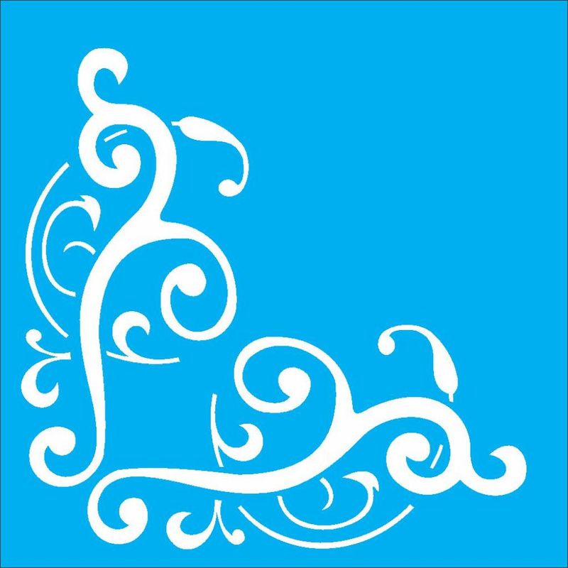 Stencil Pintura Cantoneira Curva Opa 1978 10x10