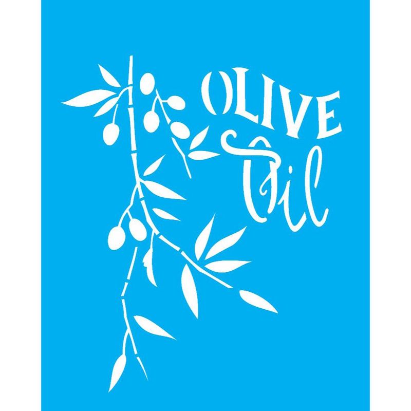 Stencil Pintura Oliva 1830 20x25 Opa