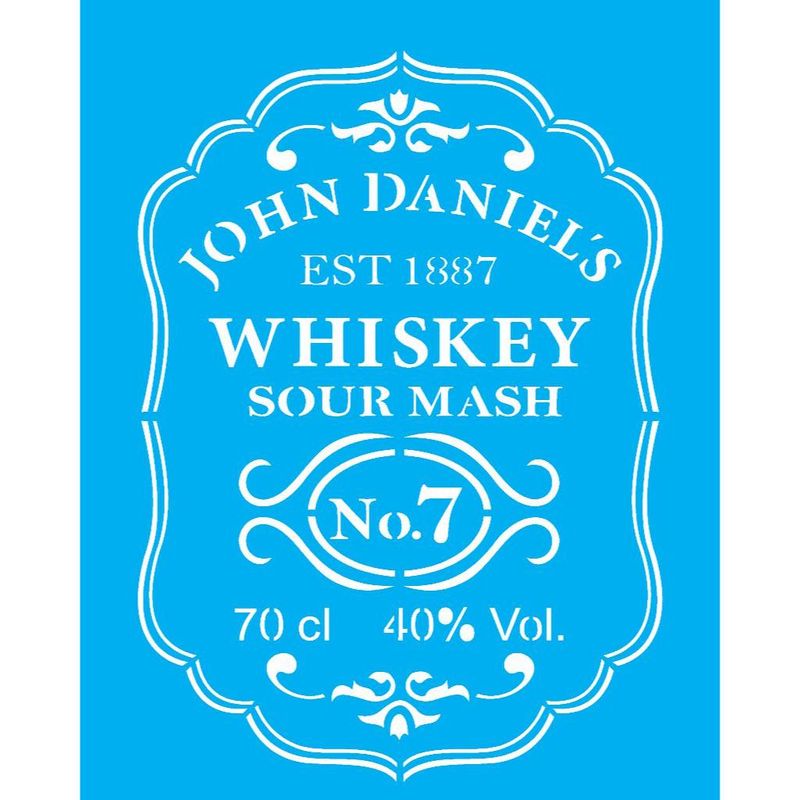Stencil Pintura Whiskey 2085 20x25 Opa