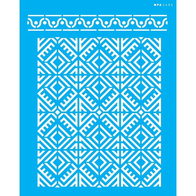 Stencil Pintura Estamparia Inca 2606 20x25 Opa